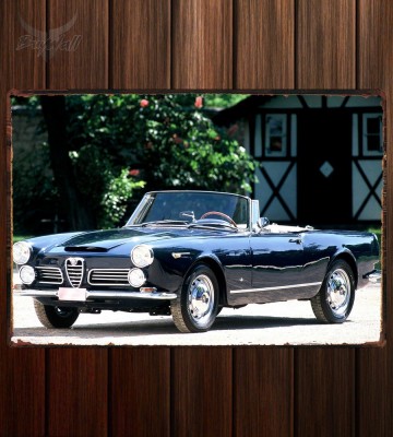 Металлическая табличка Alfa Romeo 2600 Spider (106)